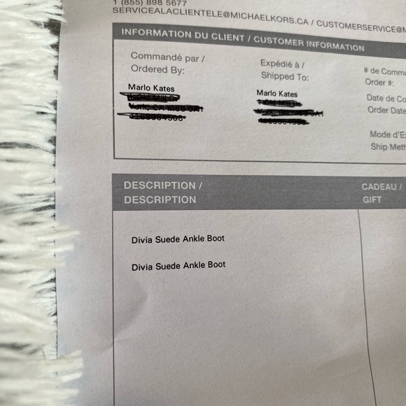 LIKE NEW! Michael Kors Divia Boots. Black Suede. Size 6 - Picture 5 of 5